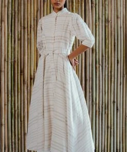 Sruti Dalmia Audrey Puff Sleeve Dress