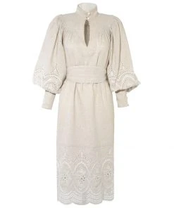 Anna Mason Vera Straight Midi Dress CLOTHING