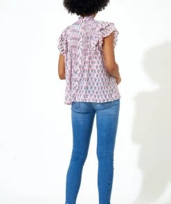 OLIPHANT Pintuck Ruffle Top 9 OLIPHANT Pintuck Ruffle Top