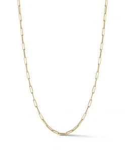 Couplet ACCESSORIES Les Classiques Medium Link Hollow Handmade Gold Chain