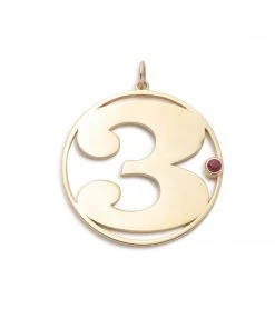 Heritage Jewelry Small Number Charm
