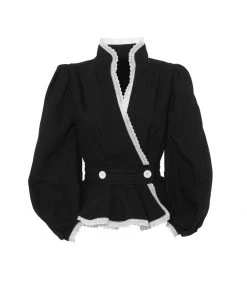 Anna Mason Stella Belted Jacket With Broidery Lace