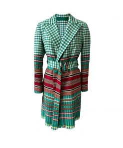 De Castro Green Gingham Jacket