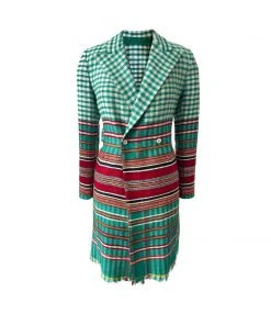 De Castro Green Gingham Jacket