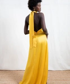 Valle & Vik Calling All Colors The Goddess | Yellow Satin