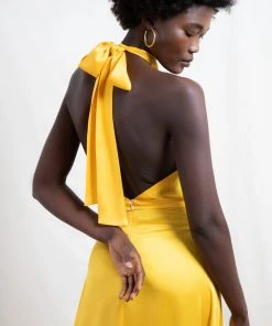 Valle & Vik Calling All Colors The Goddess | Yellow Satin