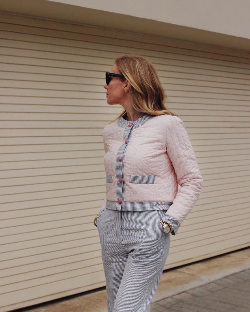 Nina Blanc The Coco Quilted Jacket CLOTHING 4 Nina Blanc The Coco Quilted Jacket CLOTHING