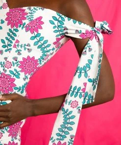 Valle & Vik WHAT'S HOT The Revenge Dress | Rose Busk Pink & Green