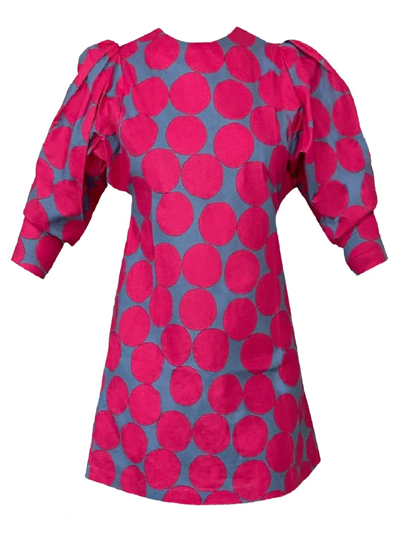 Casey Marks Amy Dress In Hot (Pink) Spot 3 Casey Marks Amy Dress In Hot (Pink) Spot