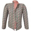 Casey Marks Magic Jacket In Fleur-de-Lis Jacquard & Coral Twill WHAT'S HOT