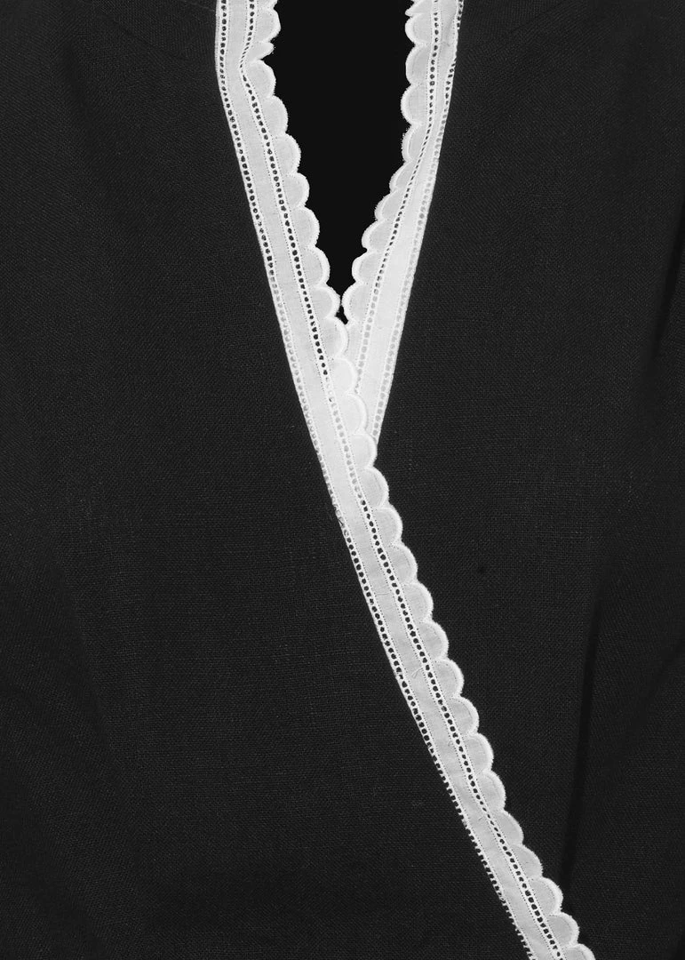 Anna Mason Stella Belted Jacket With Broidery Lace 7 Anna Mason Stella Belted Jacket With Broidery Lace