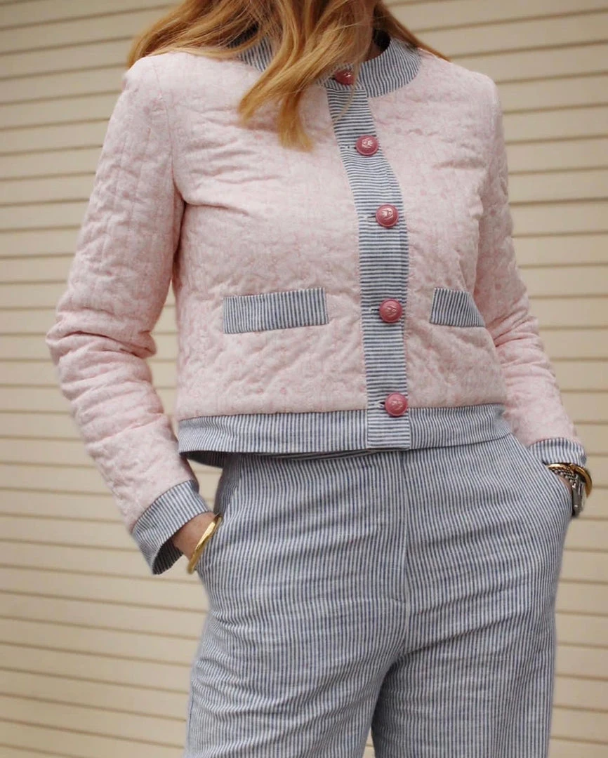 Nina Blanc The Coco Quilted Jacket CLOTHING 7 Nina Blanc The Coco Quilted Jacket CLOTHING