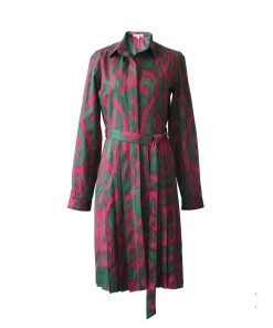De Castro Pink And Green School Dress