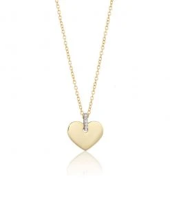 Aurelia Demark Small Heart Pendant Necklace WHAT'S HOT