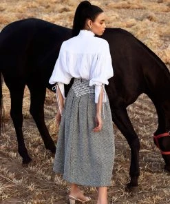 Hess Amalia Linen Blouse Tops