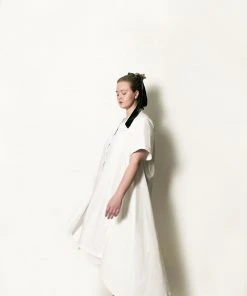 Jasmine Chong CLOTHING Amie Silk Poplin Shirtdress