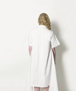 Jasmine Chong CLOTHING Amie Silk Poplin Shirtdress