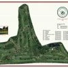 Vintage Golf Course Maps Apawamis Father's Day