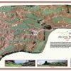 Vintage Golf Course Maps Father's Day Arcadia Bluffs Map