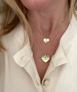 Aurelia Demark Small Heart Pendant Necklace WHAT'S HOT