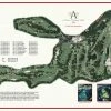 Vintage Golf Course Maps Austin CC Father's Day