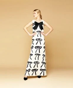 MME.Mink MME. BOW Garden Dress - NOIR Mme. Mink