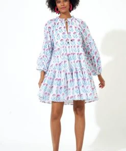 OLIPHANT Balloon Sleeve Short- Poppy Blue 9 OLIPHANT Balloon Sleeve Short- Poppy Blue