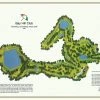 Vintage Golf Course Maps Father's Day Bay Hill Map