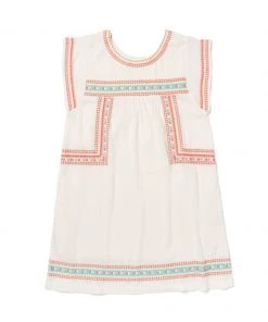The Coast Brand Bayley Dress - Light Pink/Peach/Light Yellow/Light Blue WHAT'S HOT