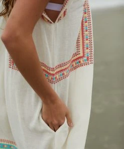 The Coast Brand Bayley Dress - Light Pink/Peach/Light Yellow/Light Blue WHAT'S HOT