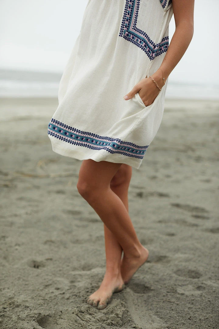 The Coast Brand Bayley Dress - Mint/Light Violet/Navy 6 The Coast Brand Bayley Dress - Mint/Light Violet/Navy