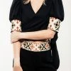 RosewaterHouse Embroidered Del Blouse - Black