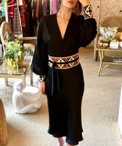 RosewaterHouse Silk Yar Blouse - Black