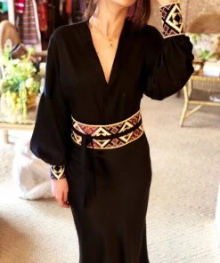 RosewaterHouse Silk Yar Blouse - Black