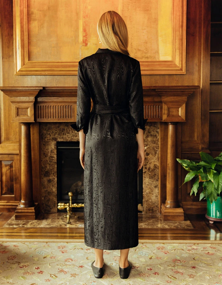 Daphne Wilde Bee, Black Moire CLOTHING 5 Daphne Wilde Bee, Black Moire CLOTHING