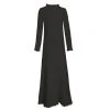Casey Marks Lounge Dress In Black French Terry 2 Casey Marks Lounge Dress In Black French Terry