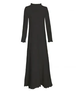 Casey Marks Lounge Dress In Black French Terry