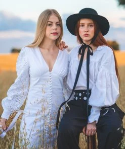 Hess Bomfim Broderie Anglaise Dress CLOTHING