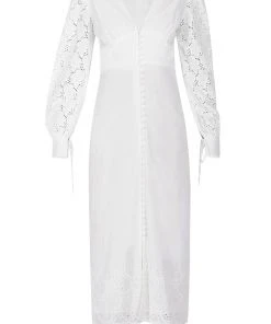 Hess Bomfim Broderie Anglaise Dress CLOTHING