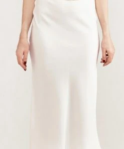 RosewaterHouse CLOTHING Avin Slip Skirt - Ivory
