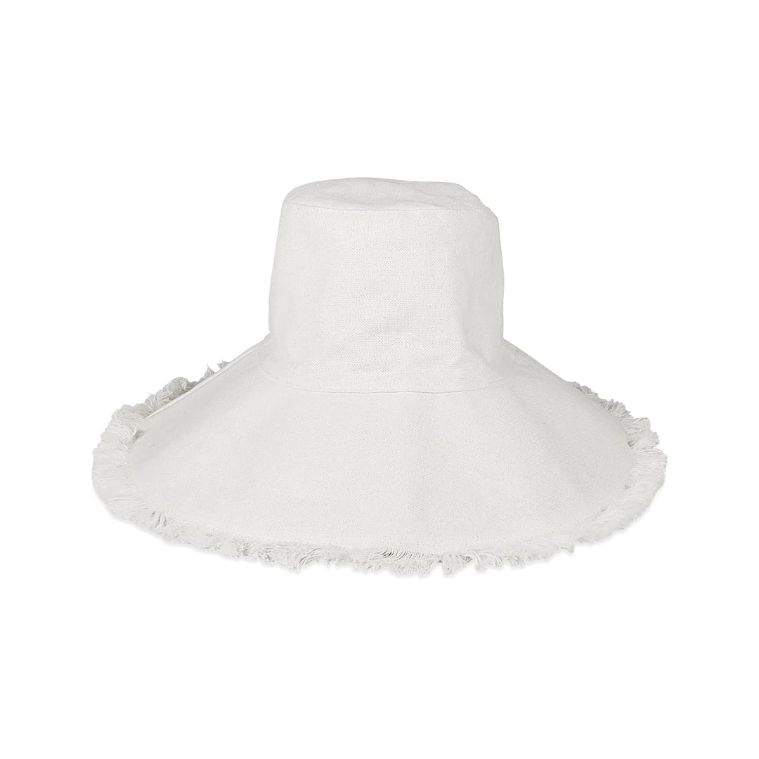 Hat Attack Canvas Packable Hat- White 3 Hat Attack Canvas Packable Hat- White