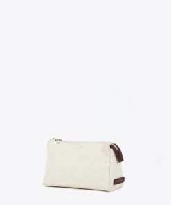 Neely & Chloe No. 30 The Small Canvas Pouch Pebble