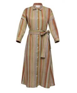 Daphne Wilde WHAT'S HOT Stella In Colorful Striped Linen