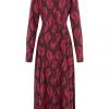 Valle & Vik The Coquette Dress, Fallen Fern Burgundy 2 Valle & Vik The Coquette Dress, Fallen Fern Burgundy