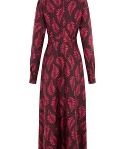 Valle & Vik The Coquette Dress, Fallen Fern Burgundy 11 Valle & Vik The Coquette Dress, Fallen Fern Burgundy