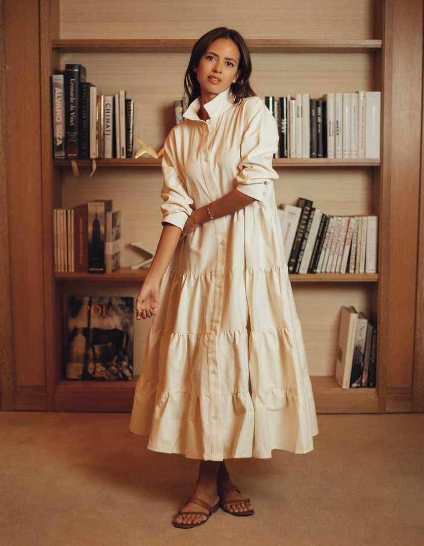 Daphne Wilde Giovanna In Cream Cotton 6 Daphne Wilde Giovanna In Cream Cotton