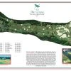 Vintage Golf Course Maps Creek Club