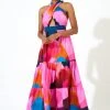 OLIPHANT Cross Front Maxi- Basel Pink 1 OLIPHANT Cross Front Maxi- Basel Pink