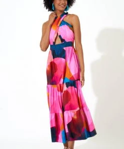 OLIPHANT Cross Front Maxi- Basel Pink