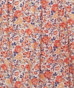 Casey Marks Girls' Jaime Dress In Coral Floral WHAT'S HOT